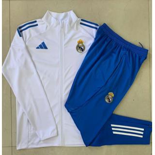Chándal Real Madrid 2025/26- White II (Cremallera larga)